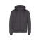 Sudadera capucha y cremallera reciclada unisex Miami Hoody FZ. Color gris metal.
