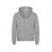 Sudadera capucha y cremallera reciclada unisex Miami Hoody FZ. Color gris marengo.
