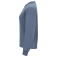 Sudadera reciclada mujer Miami PRO Roundneck Ladies. Color azul metal.