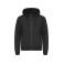 Sudadera capucha y cremallera reciclada unisex Miami PRO Hoody Full Zip. Color negro.