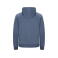 Sudadera capucha y cremallera reciclada unisex Miami PRO Hoody Full Zip. Color azul metal.