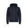 Sudadera capucha y cremallera reciclada unisex Miami PRO Hoody Full Zip. Color azul oscuro.