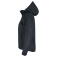 Chaqueta de invierno con capucha mujer Waco Ladies. Color negro.