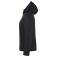 Chaqueta softshell con capucha mujer Padded Ladies. Color negro.