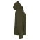 Chaqueta softshell con capucha mujer Padded Ladies. Color verde arena.