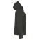Chaqueta softshell con capucha mujer Padded Ladies. Color gris oscuro.