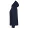 Chaqueta softshell con capucha mujer Padded Ladies. Color azul oscuro.