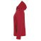 Chaqueta softshell con capucha mujer Padded Ladies. Color rojo.