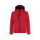 Chaqueta softshell con capucha mujer Padded Ladies. Color rojo.