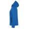 Chaqueta softshell con capucha mujer Padded Ladies. Color azul real.