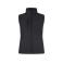 Chaleco softshell mujer Padded Ladies. Color negro.