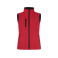 Chaleco softshell mujer Padded Ladies. Color rojo.