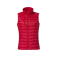 Chaleco acolchado mujer Hudson Vest Ladies. Color rojo.