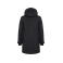 Abrigo con capucha largo mujer Lindy Ladies. Color negro.