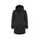 Abrigo con capucha largo mujer Lindy Ladies. Color negro.