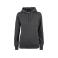 Sudadera capucha orgánica mujer Premium OC Hoody Ladies. Color gris antracita marengo.