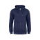 Sudadera capucha y cremallera orgánica hombre Premium OC Hoody Full Zip. Color azul oscuro.