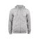 Sudadera capucha y cremallera orgánica hombre Premium OC Hoody Full Zip. Color gris marengo.