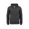 Sudadera capucha y cremallera orgánica hombre Premium OC Hoody Full Zip. Color gris antracita marengo.