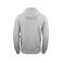 Sudadera capucha y cremallera orgánica hombre Premium OC Hoody Full Zip. Color gris marengo.