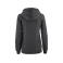 Sudadera capucha y cremallera orgánica mujer Premium OC Hoody Full Zip Ladies. Color gris antracita marengo.