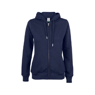 Sudadera capucha y cremallera orgánica mujer Premium OC Hoody Full Zip Ladies