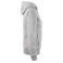 Sudadera capucha y cremallera orgánica mujer Premium OC Hoody Full Zip Ladies. Color gris marengo.