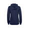 Sudadera capucha y cremallera orgánica mujer Premium OC Hoody Full Zip Ladies. Color azul oscuro.