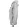 Sudadera capucha y cremallera orgánica mujer Premium OC Hoody Full Zip Ladies. Color gris marengo.