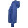 Sudadera capucha y cremallera mujer Basic Active Hoody Full Zip Ladies. Color azul real.