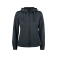 Sudadera capucha y cremallera mujer Basic Active Hoody Full Zip Ladies. Color negro.