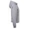Sudadera capucha y cremallera mujer Basic Active Hoody Full Zip Ladies. Color gris marengo.