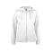 Sudadera capucha y cremallera mujer Basic Active Hoody Full Zip Ladies. Color blanco.