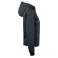 Sudadera capucha y cremallera mujer Basic Active Hoody Full Zip Ladies. Color negro.