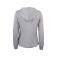 Sudadera capucha y cremallera mujer Basic Active Hoody Full Zip Ladies. Color gris marengo.