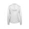 Sudadera capucha y cremallera mujer Basic Active Hoody Full Zip Ladies. Color blanco.