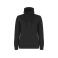 Sudadera de cuello alto reciclada mujer Hobart Ladies. Color negro.