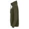 Sudadera de cuello alto reciclada mujer Hobart Ladies. Color verde arena.