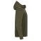 Chaqueta de invierno con capucha reciclada hombre Hayden. Color verde arena.