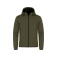 Chaqueta de invierno con capucha reciclada hombre Hayden. Color verde arena.
