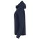 Chaqueta de invierno con capucha reciclada mujer Hayden Ladies. Color azul oscuro.