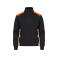 Sudadera media cremallera reciclada hombre Ambition Half Zip. Color naranja alta visibilidad.