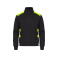 Sudadera media cremallera reciclada hombre Ambition Half Zip. Color amarillo alta visibilidad.