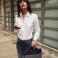Camisa de manga larga Easycare mujer Garland Ladies. .