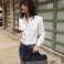 Camisa de manga larga Easycare mujer Garland Ladies. .