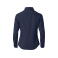 Camisa de manga larga Easycare mujer Clare Ladies. Color azul oscuro.