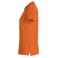 Polo mujer Basic Polo Ladies. Color naranja rojizo.