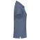 Polo mujer Basic Polo Ladies. Color azul metal.