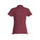 Polo mujer Basic Polo Ladies. Color rojo burdeos.