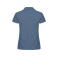 Polo mujer Basic Polo Ladies. Color azul metal.